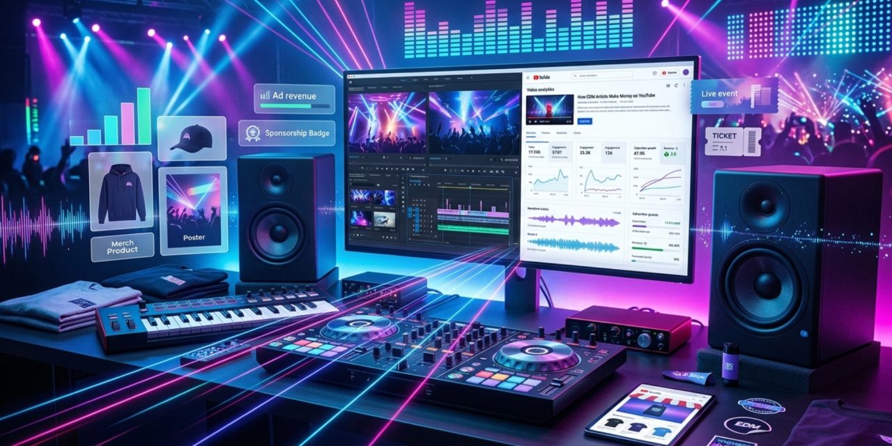 How EDM Artists Make Money on YouTube (Without Killing the Vibe)
